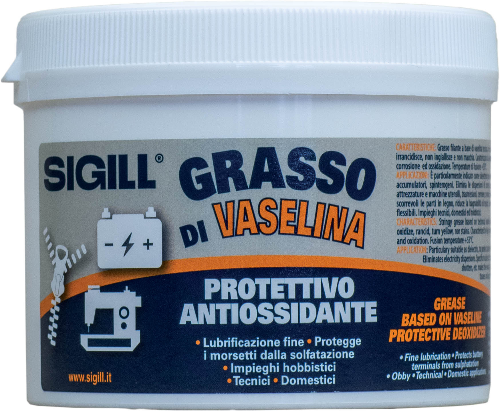 Olio Di Vaselina Grasso Spray Protettivo Fine Incolore 400 ML Sigill